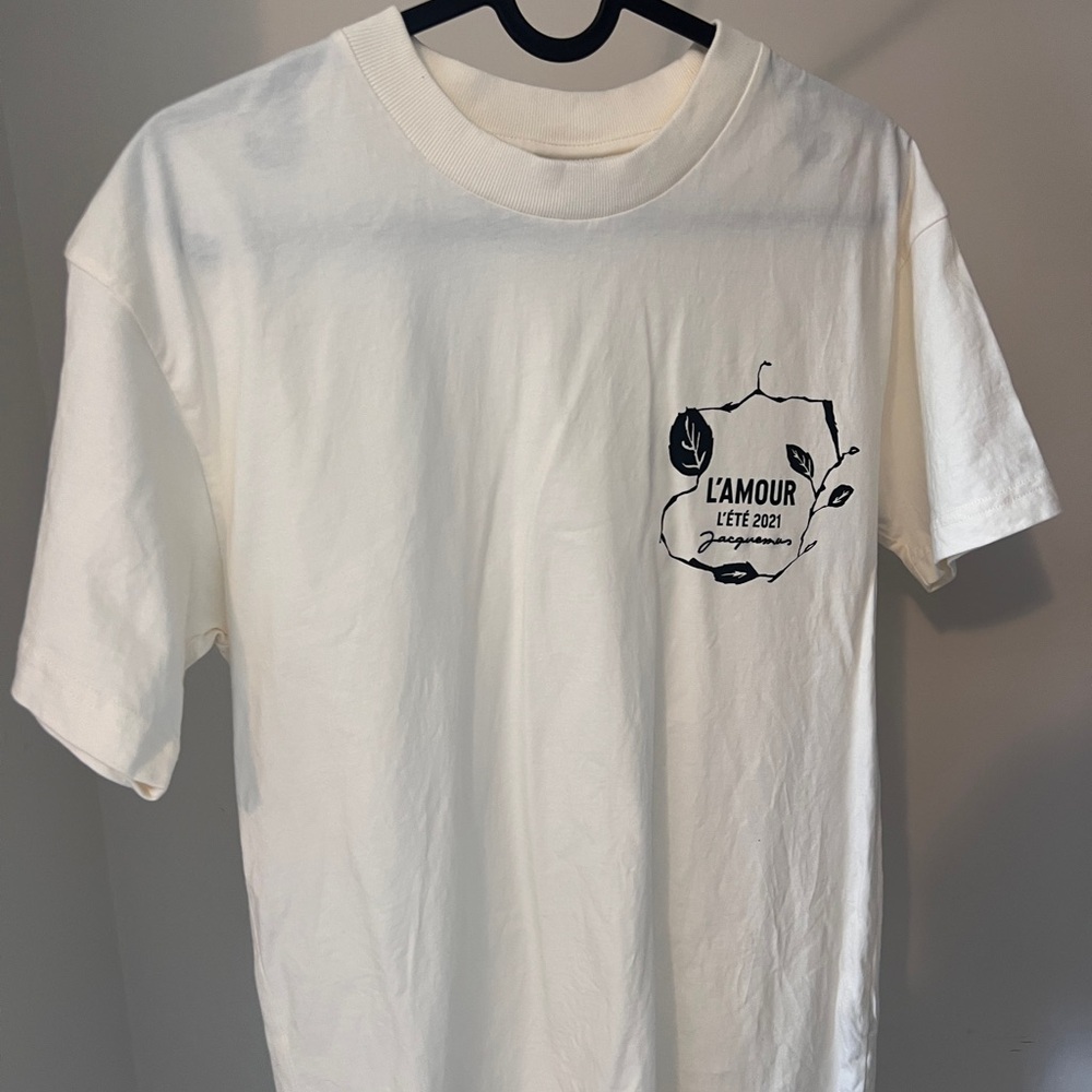 Jacquemus White Short Sleeve Tee Classic Design